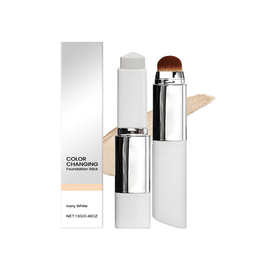 2-in-1 Color-Changing Foundation Stick Clear And Non-stuck Powder Daily External Foundation